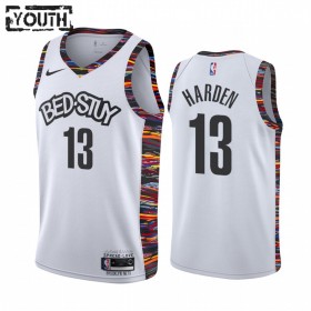 Camiseta Niños Brooklyn Nets James Harden 13 Nike 2019-2020 City Edition Swingman